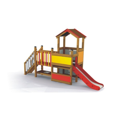 Spielanlage Landhaus für Spielplatz und Kindergarten