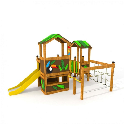 Dschungel-Haus für Spielplatz und Kindergarten