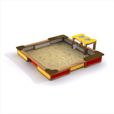 Sandkasten Integration für Spielplatz und Kindergarten