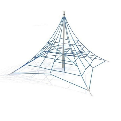 Kletterpyramide Seilpyramide Spinnennetz klein für den Spielplatz
