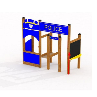 Polizei für Spielplatz und Kindergarten